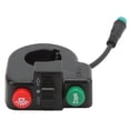 thumbnail image 4 of Scooter Horn Switch, Red Light Pattern Turn Signal Switch Easy Replaceable Green Horn Pattern  for M4 PRO for 10in Electric Scooter for  M4, 4 of 7