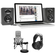 Samson G-Track Recording Podcast USB Microphone+Interface+Headphones+Monitors