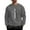 Dark Gray, variant on PARIS Men's Letter Printed Round Neck Long Sleeve Sweatshirt, Casual Sports Pullover for Gym, Street Fashion and Everyday Comfort Wear,Black,L