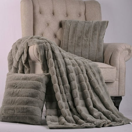 Willa Arlo Interiors Grenville Rabbit Faux Fur Throw Willa Arlo Interiors Grenville Rabbit Faux Fur Throw