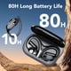 thumbnail image 3 of Audífonos Inalámbricos Bluetooth Deportivos, Auricular Bluetooth 5.3 Estéreo 3D HiFi sobre la Oreja, Ganchos para las Orejas de 80 Horas con Micrófono con Cancelación de Ruido, Auriculares Impermeabl, 3 of 9