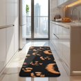 thumbnail image 4 of Black Halloween Pumpkin Faces Kitchen Rug Mat,Kitchen Runner Rugs Non Skid Washable,Decorative Kitchen Floor Mats for Kitchen,Sink,Laundry,17"x47.2", 4 of 7