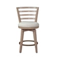 thumbnail image 2 of Meadowbrook Counter Height Swivel Stool - Brown, 2 of 4