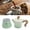 Dégradé Vert, variante sur Cafetière et Cafetière Classiques pour Cuisinière, Pot de 150 ml pour Café Italien et Cubain, Cafetière Greca pour Cafétérias, Machine à Café en Aluminium à Valve Unique pour Amateurs Débutants