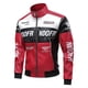 thumbnail image 1 of Chaqueta de cuero estilo Hong Kong para hombre, franjas de diferente Color, diseño de coche de carreras, ropa de motocicleta, nuevo modelo transfronterizo, 1 of 5