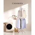 thumbnail image 2 of Tendedero de ropa CASAMAYA, plegable, 2 niveles, 190 cm, blanco/plateado, 2 of 8