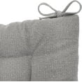 thumbnail image 5 of Klear Vu The Gripper Non-Slip Rocking Chair Cushion Thick, includes Seat Pad & Back Pillow with Ties for Indoor Living Room Rocker, 17x17 Inches, 2 Piece Set, Gray 2 Count, 5 of 5