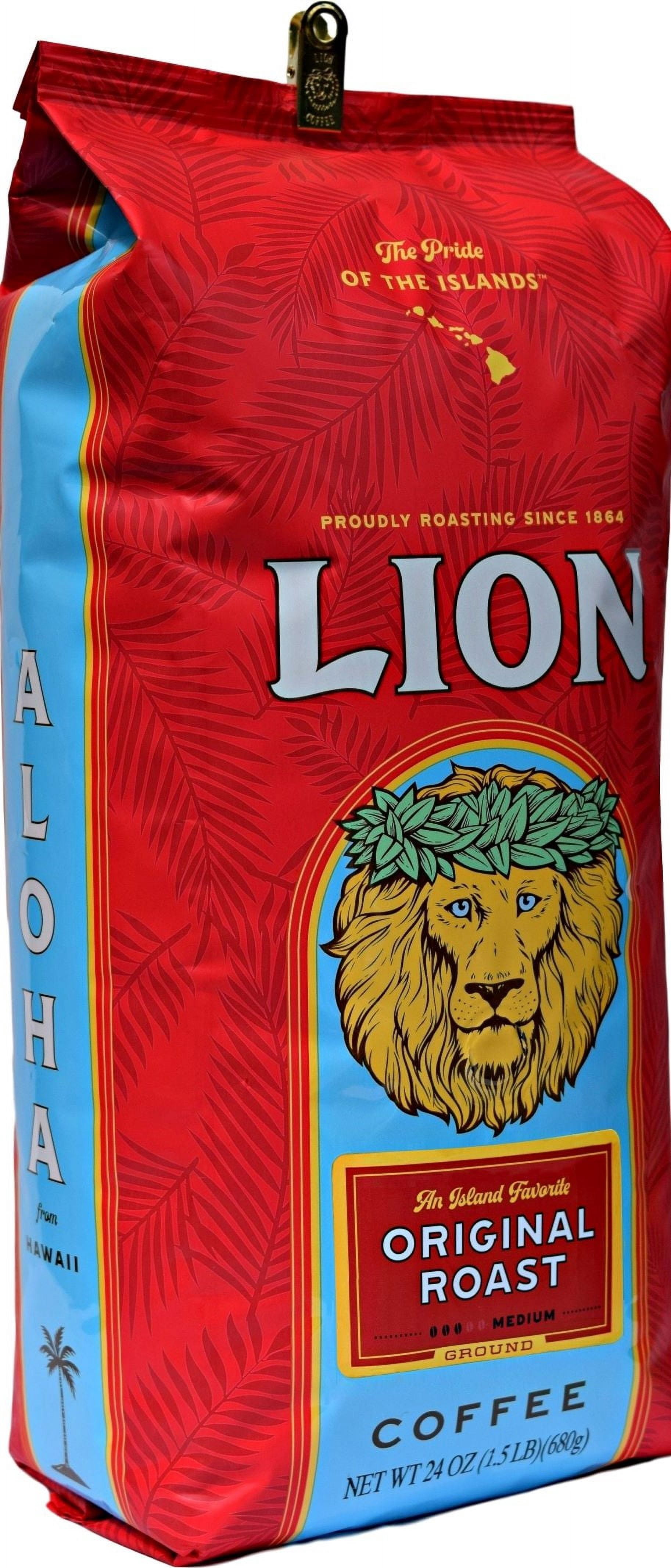 Lion Ground Coffee, Original Roast, 24 Oz