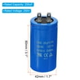 thumbnail image 2 of Uxcell 250uF/MFD 250VAC 15% Tolerance 50/60Hz CD60 Run Capacitor, 2 of 5