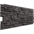 thumbnail image 2 of NewStone Canyon Ridge Faux Stone Panel, 45 3/4"W x 24 1/2"H x 1 1/4"D, Graphite Color, 2 of 9