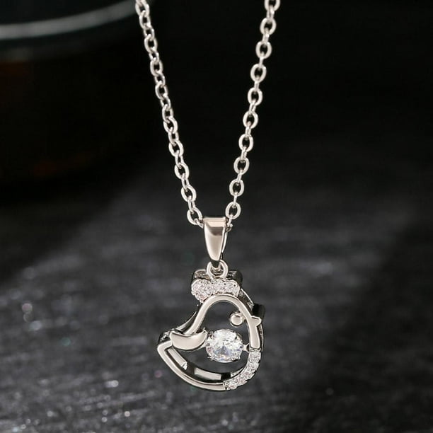 Collar de los doce zodiacos TQEHS espiritual cadena de acero de titanio 40+5 cm H4 Z5G2