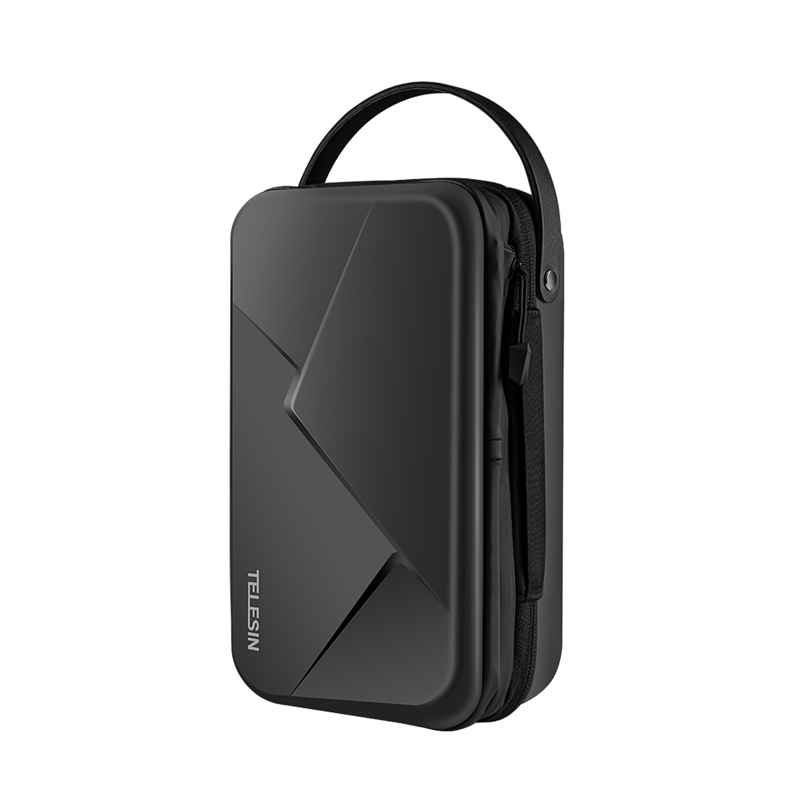 7299 Waterproof Action Hard Carrying Case Storage Box Protective Bag Extensible Large Capacity with Straps Compatible with Hero 5678 Black Osmo Action One ROne X - image 1 of 7