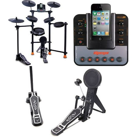 Dj Tech IROCKER All-in-one Electronic Drum Set For Ipod/iphone W/metronome & Real Drum Feeling