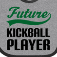 thumbnail image 4 of Inktastic Future Kickball Player Boys or Girls Baby Bib, 4 of 4