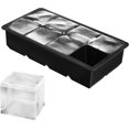 thumbnail image 3 of Pack XXL Ice Cube Tray Mold for 8 Ice Cubes 5 x 5 CM, large ice cubes, 3 of 4