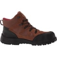 thumbnail image 6 of FSI FOOTWEAR SPECIALTIES INTERNATIONAL NAUTILUS Avenger Men's 6-inch Grid Mid Steel Toe Work Boot Brown - A7242, 6 of 8