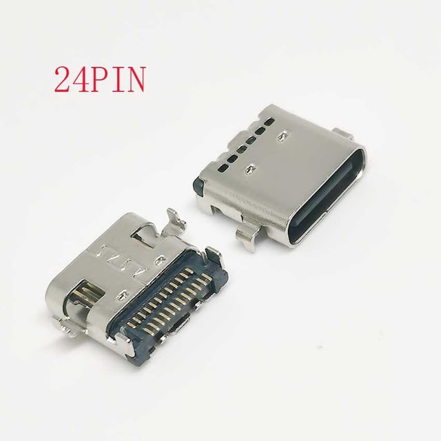 10 Pcs USB3.1 24 Broches Type C Prise Femelle USB C micro Prise d'Alimentation Connecteur Dock de Charge