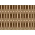 thumbnail image 1 of Ahgly Company Machine Washable Indoor Rectangle Transitional Metallic Gold Area Rugs, 3' x 5', 1 of 7