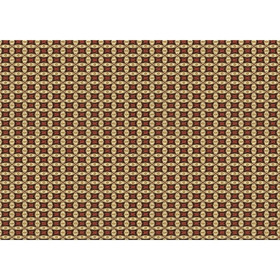 Ahgly Company Machine Washable Indoor Rectangle Transitional Metallic Gold Area Rugs, 3' x 5'