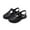 Black, variant on Cethrio Toddler Boys Jelly Sandals, Princess Platform Non Slip Sole Closed Toe Summer Shoes Black Size 8