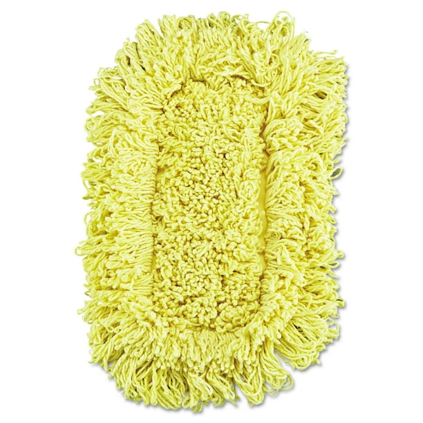 Rubbermaid Commercial Yellow Trapper LoopedEnd Dust Mop Heads, 12