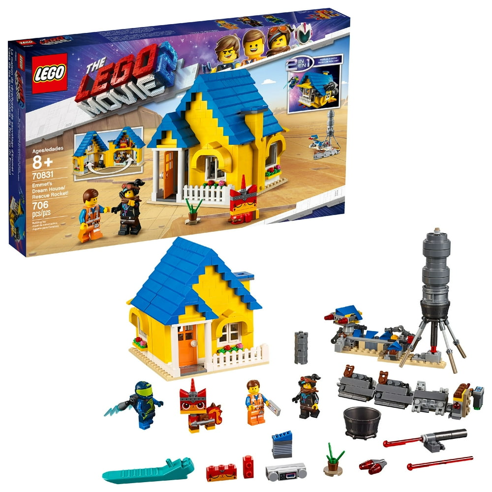 LEGO Movie Emmet's Dream House/Rescue Rocket! 70831 Rocket Building Set