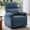 Blue, variant on GEEYOO Manual Push Back Recliner Chair with side Pockets for Adults for Living Room,Small Recliners for Small Spaces,Corduroy,Beige