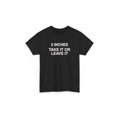 thumbnail image 1 of Funny Meme Shirt 2 inches Take it or Leave it T-Shirt unhinged Crewneck Short Sleeve Cotton Joke Top for Small Wiener Person Shirt Print, 1 of 6