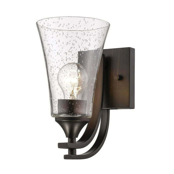 1491-RBZ Millennium Lighting Natalie - 1 Light Wall Sconce-10 Inch Tall and 5 Inch Wide-Rubbed Bronze Finish