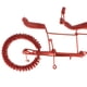 thumbnail image 3 of Ornamento creativo de la decoración para hogar de la estatuilla de arte del modelo tándem creativo rojo Hugo Juguete de bicicleta de metal hecho a mano, 3 of 7