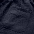 thumbnail image 5 of cllios Men's Athletic Shorts Big and Tall Drawstring Elastic Waist Knee Length Pants Solid Color Summer Lightweight Shorts with Pockets, 5 of 9