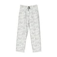 thumbnail image 6 of Uemuo Cute Poodle Dog Pattern Men's Wide Leg Palazzo Lounge Pants with Pockets Light Weight Loose Comfy Casual Pajama Pants-Medium, 6 of 9