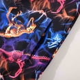 thumbnail image 3 of Boy's Rain Jacket Lightweight Breathable Raincoat Waterproof Hooded Rain Jacket Multicolor Dinosaur 8, 3 of 6