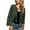 Green, variant on Jackets for Women, Women's Fringe Faux Suede Leather Jackets, Tassel Detail, Motorcycle Cropped Jacket, Long Sleeve, Open Front, Western Style, Fall Fashion, Casual Outfits, Winter Coats