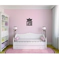 thumbnail image 1 of Bedroom Wall Décor for Girls Crown Princess I Love You To The Moon Wall Stickers for Girls Bedroom Nursery Birthday Party Favor - Size: 19 In x 36 In, 1 of 3