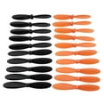 thumbnail image 5 of Hélices Pares de Reempzo Yotijar para X4 H107L H107C H107D Accesorios Negro + Naranja, 5 of 5