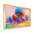 thumbnail image 2 of Designart 'Autumn Colorful Fantasy Trees II' Modern Framed Art Print, 2 of 4