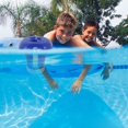 thumbnail image 2 of DEBGFS Swimming Pool Floating Chemical Chlorine Tablet Dispenser Hot Tub Floater Disinfection Tool Cleaner, 2 of 7