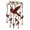 B, variant on KGJQ Hummingbird Wind Chimes, with Crystal Pendants Metal Outdoor Wind Chimes, Rainbow Light Reflection Durable Wind Chime for Garden Yard Decor