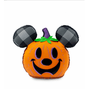 Disney Happy Halloween Mickey Jack-o'-Lantern Hey Pumpkin Pillow New with Tag