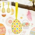 thumbnail image 1 of Easter Wrapped Foam Egg Ornaments Floral Plaid Egg Decorations Personalized Party And Holiday Decor Hanging Accents, 1 of 6