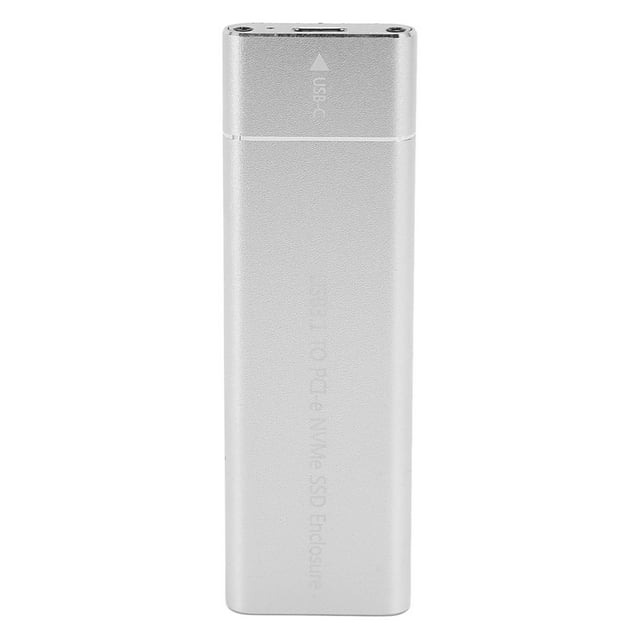 M.2 NVMe SSD Enclosure, PCIe SSD Enclosure USB 3.1 Type C 10Gbps for 2230 2242 SSD Black,Silver