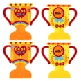 thumbnail image 1 of 4pcs Diy Father'S Day Trophy Craft Kit Kids Creative Handmade Present For Dad Trophy Craft Paper Present Fun Activities For Home And School, 1 of 6