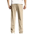 thumbnail image 4 of FRSASU Men's Lightweight Sweatpants Open Bottom Jogger Yoga Pant Casual Athletic Elastic Waist Drawstring Pants with Pockets Khaki, 4 of 9