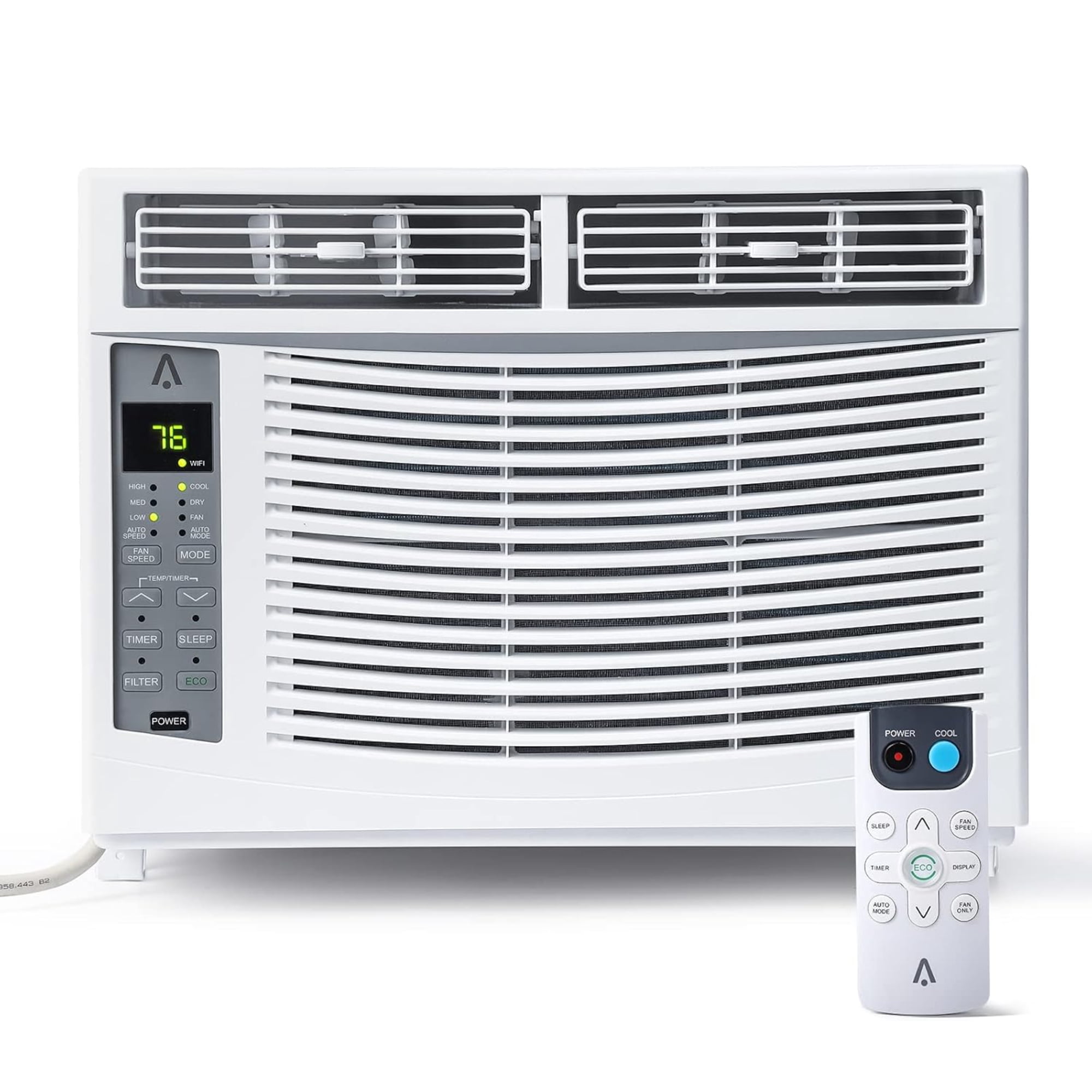 Garvee 6000 BTU Window Air Conditioner with Remote, Covers up to 250 Sq. ft, White