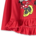 thumbnail image 6 of Disney Minnie Mouse Little Girls' Long Sleeve T-Shirt and Leggings Set Red Black, 6 of 6