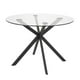 thumbnail image 1 of Home Gear Round Dining table with black X-base, 1 of 3