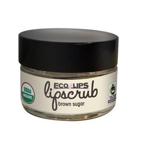 Ecolips Organic Lip Scrub Brown Sugar Case of 6 0.5 oz. Walmart