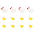 thumbnail image 1 of 12pcs Resin Mini Hen Chick Ornaments Chick Models Micro Landscape Hen Ornaments, 1 of 1