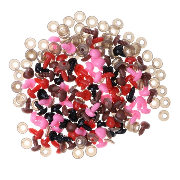 1x de Seguridad de Plástico Triangular Mezclados para de Peluche, Juguetes Blandos, Manualidades DIY 11x14mm